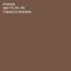 #765645 - Tobacco Brown Color Image